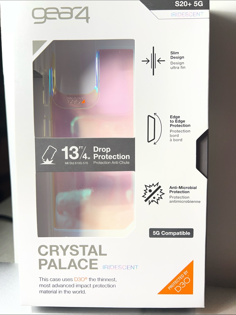 Samsung Crystal Palace Iridescent Phone Case - Multicolor Shift